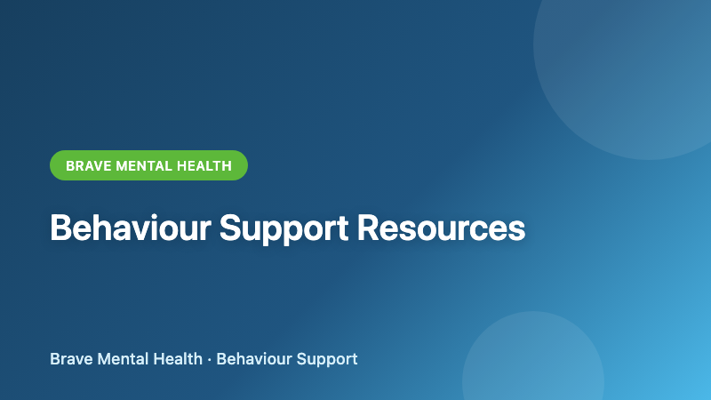 Implementing Behaviour Support Plans: What Support Providers Must Understand